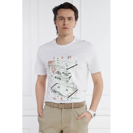 BOSS ORANGE T-shirt Te_Cassette | Regular Fit ze sklepu Gomez Fashion Store w kategorii T-shirty męskie - zdjęcie 172911604