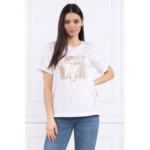 Liu Jo T-shirt | Regular Fit ze sklepu Gomez Fashion Store w kategorii Bluzki damskie - zdjęcie 172911800
