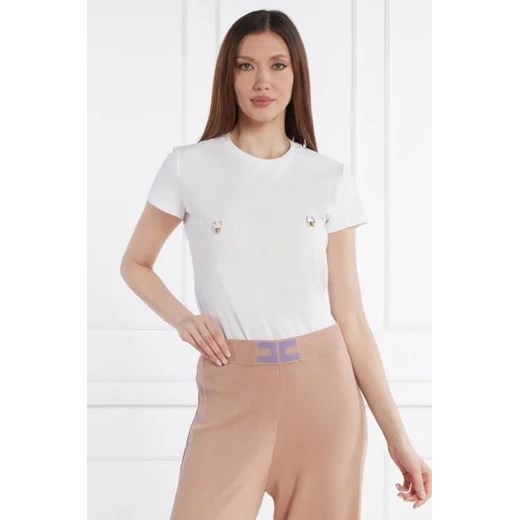 Elisabetta Franchi T-shirt | Slim Fit Elisabetta Franchi 42 okazja Gomez Fashion Store