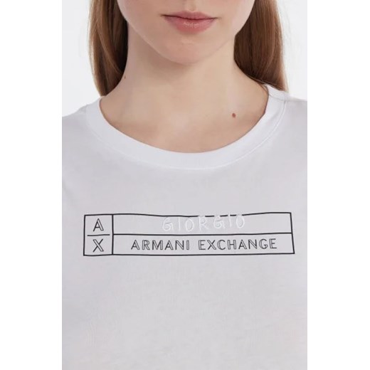 Bluzka damska Armani Exchange bawełniana