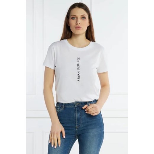 Armani Exchange T-shirt | Regular Fit ze sklepu Gomez Fashion Store w kategorii Bluzki damskie - zdjęcie 172912264
