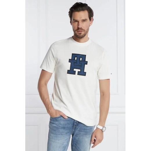 Tommy Hilfiger T-shirt MONOGRAM APPLIQUE | Regular Fit ze sklepu Gomez Fashion Store w kategorii T-shirty męskie - zdjęcie 172912281