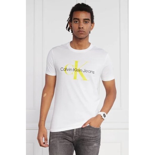 CALVIN KLEIN JEANS T-shirt | Slim Fit ze sklepu Gomez Fashion Store w kategorii T-shirty męskie - zdjęcie 172912411