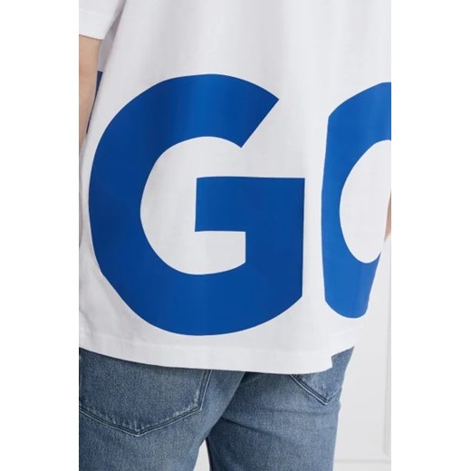 Hugo Blue T-shirt Nannavaro | Oversize fit Hugo Blue L promocja Gomez Fashion Store