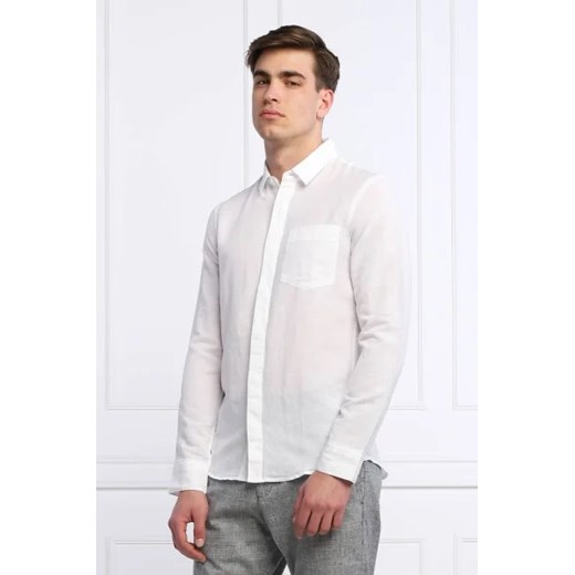 Calvin Klein Lniana koszula | Slim Fit ze sklepu Gomez Fashion Store w kategorii Koszule męskie - zdjęcie 172912980
