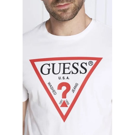 GUESS T-shirt TRI LOGO | Regular Fit Guess XXL wyprzedaż Gomez Fashion Store