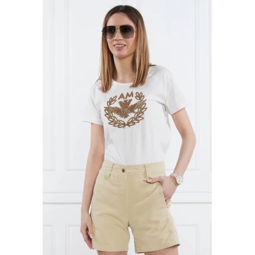 Aeronautica Militare T-shirt | Regular Fit ze sklepu Gomez Fashion Store w kategorii Bluzki damskie - zdjęcie 172913272