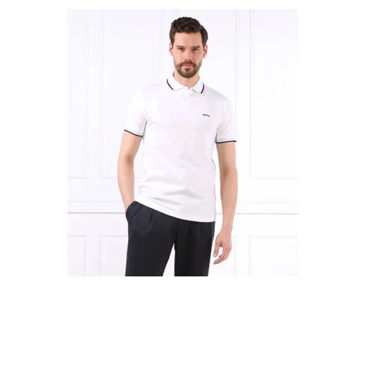 BOSS GREEN Polo Paul Curved | Slim Fit | stretch ze sklepu Gomez Fashion Store w kategorii T-shirty męskie - zdjęcie 172913441