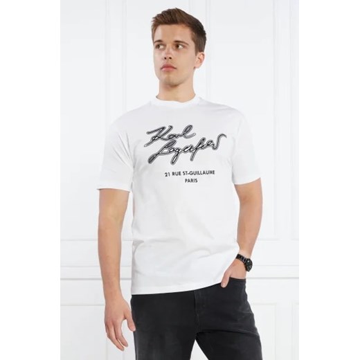 Karl Lagerfeld T-shirt | Regular Fit Karl Lagerfeld XL okazyjna cena Gomez Fashion Store