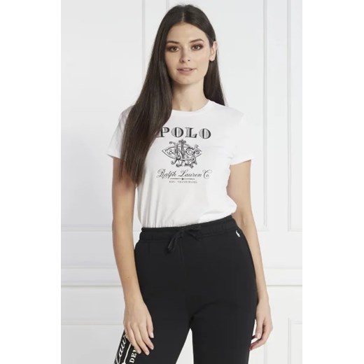 POLO RALPH LAUREN T-shirt | Regular Fit ze sklepu Gomez Fashion Store w kategorii Bluzki damskie - zdjęcie 172913791