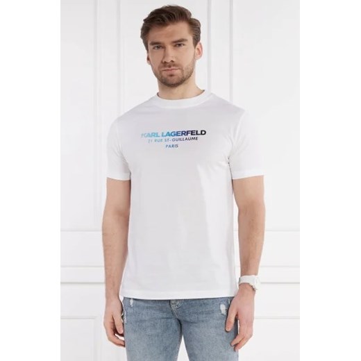 Karl Lagerfeld T-shirt | Regular Fit Karl Lagerfeld M wyprzedaż Gomez Fashion Store