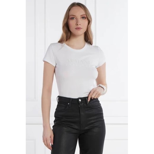 Armani Exchange T-shirt | Slim Fit ze sklepu Gomez Fashion Store w kategorii Bluzki damskie - zdjęcie 172914193