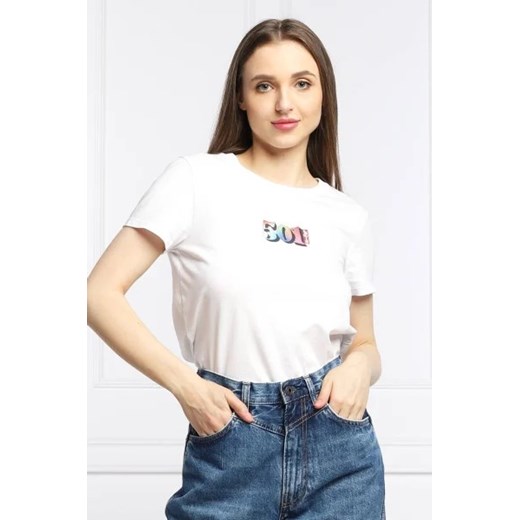 Levi's T-shirt PERFECT | Regular Fit ze sklepu Gomez Fashion Store w kategorii Bluzki damskie - zdjęcie 172914784