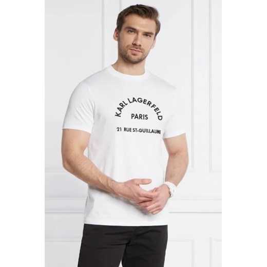 T-shirt męski Karl Lagerfeld bawełniany 