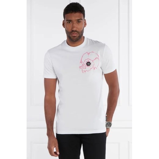 Philipp Plein T-shirt SS Dripping Skull | Regular Fit ze sklepu Gomez Fashion Store w kategorii T-shirty męskie - zdjęcie 172915502