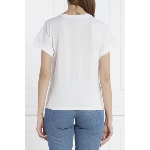 TWINSET T-shirt RICAMO FIORI | Regular Fit Twinset S okazja Gomez Fashion Store