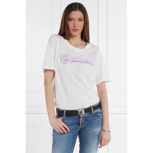 Dsquared2 T-shirt Easy Fit | Loose fit ze sklepu Gomez Fashion Store w kategorii Bluzki damskie - zdjęcie 172915624