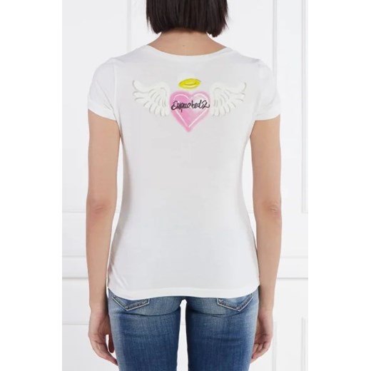 Dsquared2 T-shirt Scoop | Slim Fit Dsquared2 S wyprzedaż Gomez Fashion Store