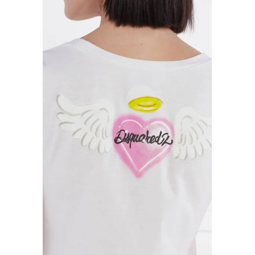 Dsquared2 T-shirt Scoop | Slim Fit Dsquared2 XS wyprzedaż Gomez Fashion Store