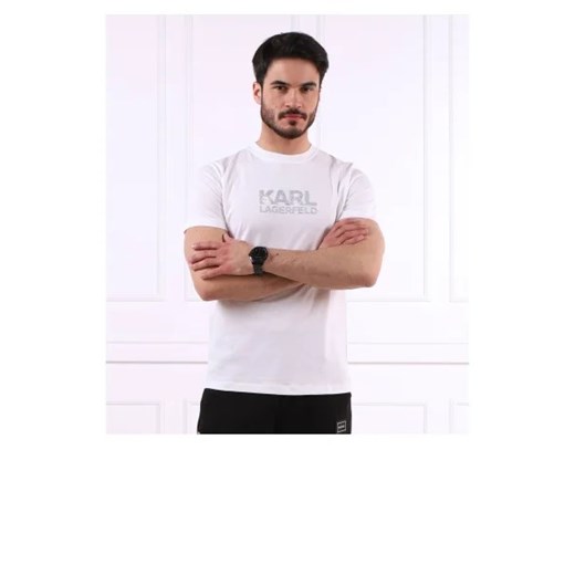Karl Lagerfeld T-shirt CREWNECK | Regular Fit ze sklepu Gomez Fashion Store w kategorii T-shirty męskie - zdjęcie 172915852