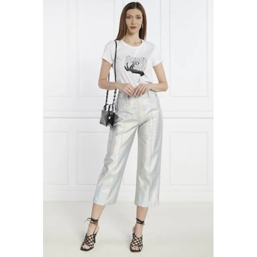 Liu Jo T-shirt | Regular Fit Liu Jo S wyprzedaż Gomez Fashion Store