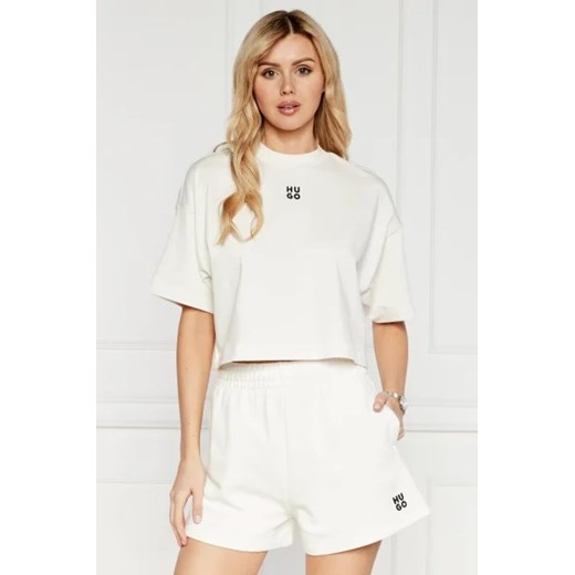 HUGO T-shirt Cropped Tee | Regular Fit XS Gomez Fashion Store