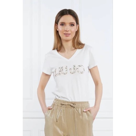 Liu Jo T-shirt | Regular Fit ze sklepu Gomez Fashion Store w kategorii Bluzki damskie - zdjęcie 172916584