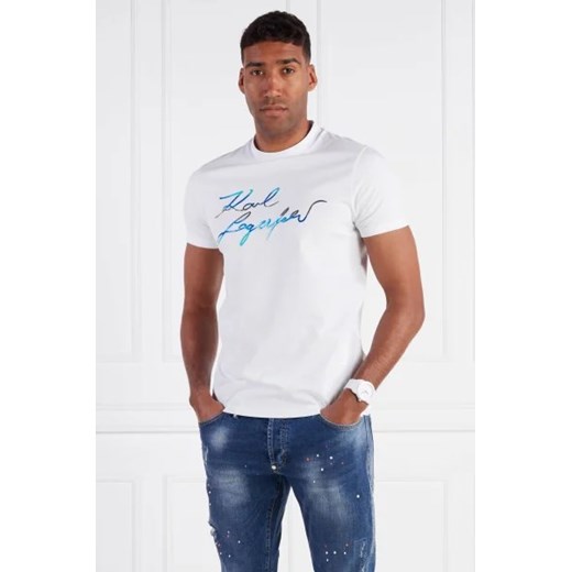 Karl Lagerfeld T-shirt CREWNECK | Regular Fit Karl Lagerfeld L Gomez Fashion Store wyprzedaż