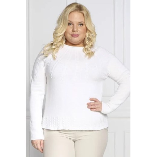 Persona by Marina Rinaldi Sweter AIRONE plus size | Regular Fit | z dodatkiem wełny i kaszmiru ze sklepu Gomez Fashion Store w kategorii Swetry damskie - zdjęcie 172916662