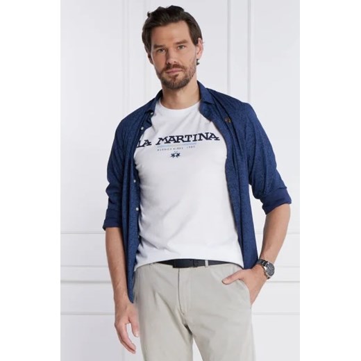 La Martina T-shirt | Regular Fit ze sklepu Gomez Fashion Store w kategorii T-shirty męskie - zdjęcie 172916723