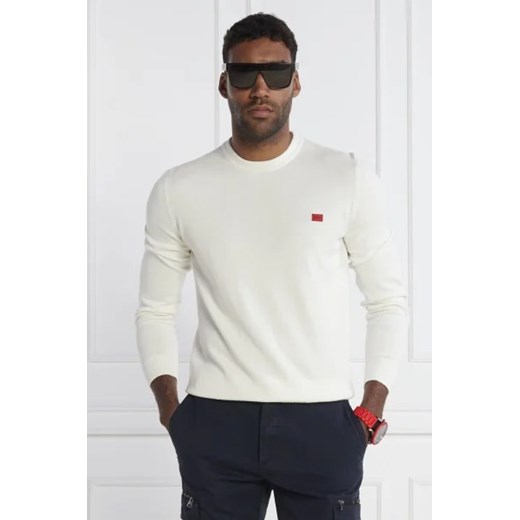 HUGO Sweter San Cassius | Regular Fit ze sklepu Gomez Fashion Store w kategorii Swetry męskie - zdjęcie 172916741