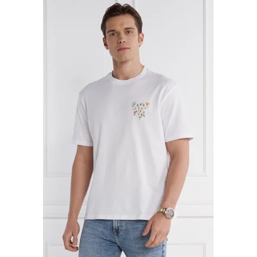 GUESS T-shirt SS CN SMALL ABSTRACT | Classic fit Guess L promocja Gomez Fashion Store