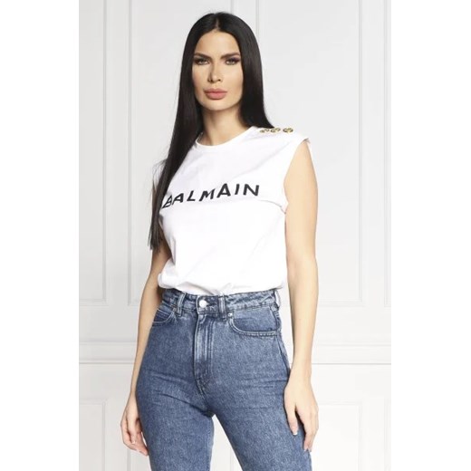 Balmain Top | Regular Fit ze sklepu Gomez Fashion Store w kategorii Bluzki damskie - zdjęcie 172916853