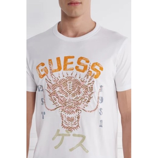GUESS T-shirt DRAGON | Regular Fit Guess S Gomez Fashion Store okazja