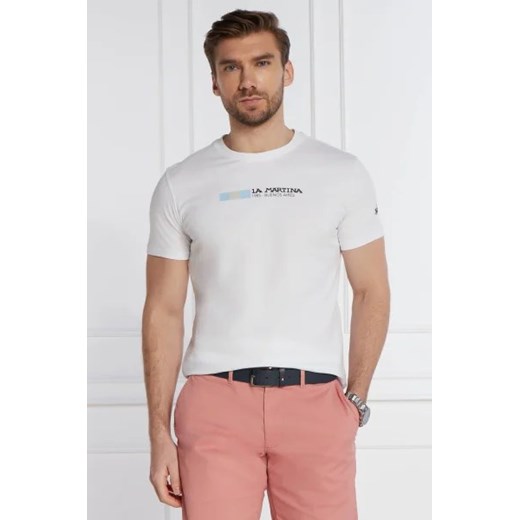 La Martina T-shirt | Regular Fit ze sklepu Gomez Fashion Store w kategorii T-shirty męskie - zdjęcie 172917383