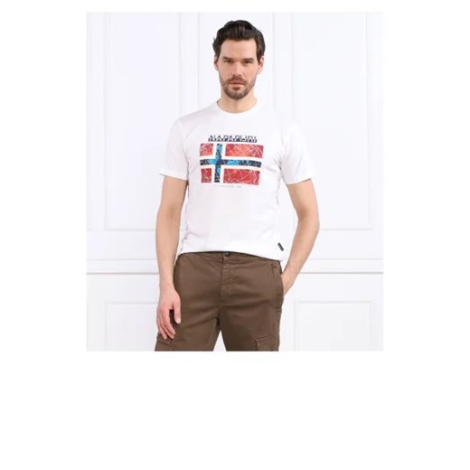 Napapijri T-shirt S-GUIRO | Regular Fit ze sklepu Gomez Fashion Store w kategorii T-shirty męskie - zdjęcie 172917562