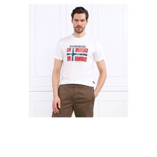 Napapijri T-shirt S-GUIRO | Regular Fit Napapijri M Gomez Fashion Store okazyjna cena