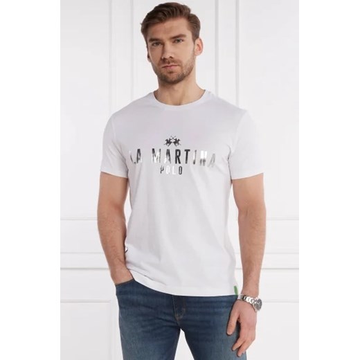 La Martina T-shirt | Regular Fit ze sklepu Gomez Fashion Store w kategorii T-shirty męskie - zdjęcie 172917694