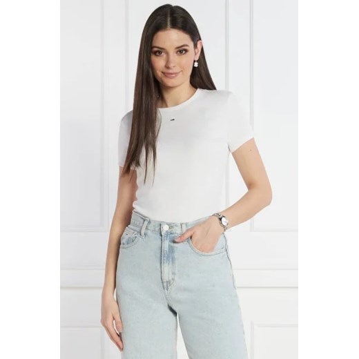 Tommy Jeans T-shirt | Slim Fit ze sklepu Gomez Fashion Store w kategorii Bluzki damskie - zdjęcie 172917732