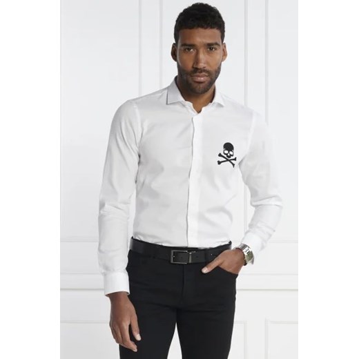 Philipp Plein Koszula Sugar daddy Skull&Bones | Regular Fit ze sklepu Gomez Fashion Store w kategorii Koszule męskie - zdjęcie 172917850