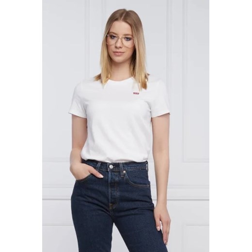 Levi's T-shirt PERFECT TEE | Regular Fit ze sklepu Gomez Fashion Store w kategorii Bluzki damskie - zdjęcie 172918190