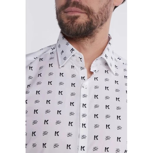 Karl Lagerfeld Koszula | Slim Fit Karl Lagerfeld 40 wyprzedaż Gomez Fashion Store