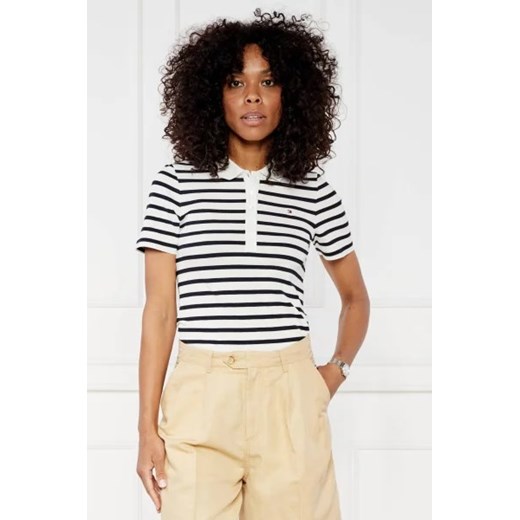 Tommy Hilfiger Polo 1985 STRIPE | Slim Fit | pique ze sklepu Gomez Fashion Store w kategorii Bluzki damskie - zdjęcie 172918981