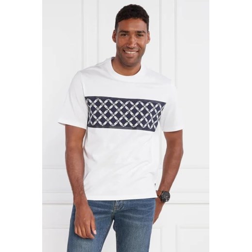 Michael Kors T-shirt EMPIRE STRIPE | Regular Fit ze sklepu Gomez Fashion Store w kategorii T-shirty męskie - zdjęcie 172919311