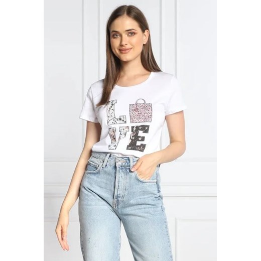 Liu Jo T-shirt | Regular Fit ze sklepu Gomez Fashion Store w kategorii Bluzki damskie - zdjęcie 172919354