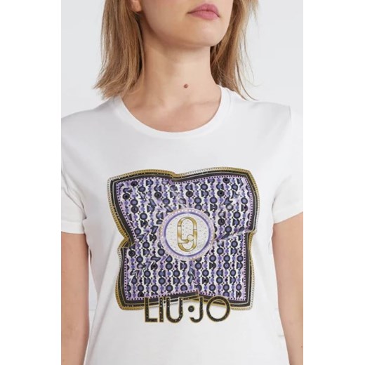 Liu Jo T-shirt | Regular Fit Liu Jo S okazyjna cena Gomez Fashion Store