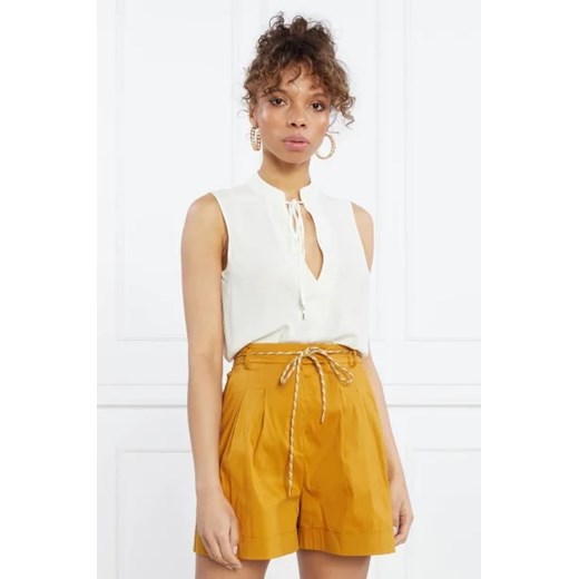 Patrizia Pepe Top | Regular Fit ze sklepu Gomez Fashion Store w kategorii Bluzki damskie - zdjęcie 172920453