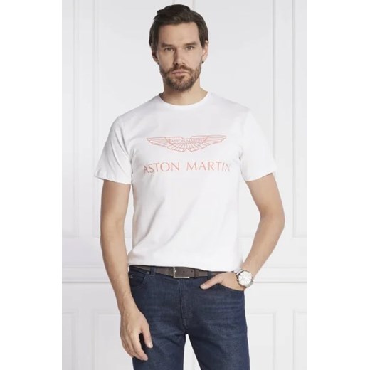 Hackett London T-shirt | Regular Fit ze sklepu Gomez Fashion Store w kategorii T-shirty męskie - zdjęcie 172920503