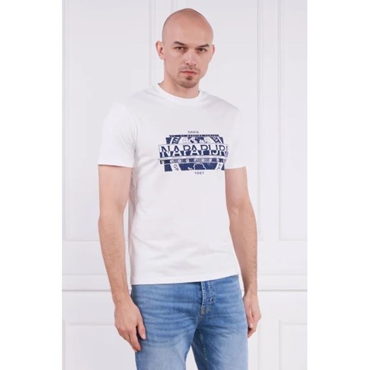 Napapijri T-shirt S-MANTA | Regular Fit ze sklepu Gomez Fashion Store w kategorii T-shirty męskie - zdjęcie 172920584