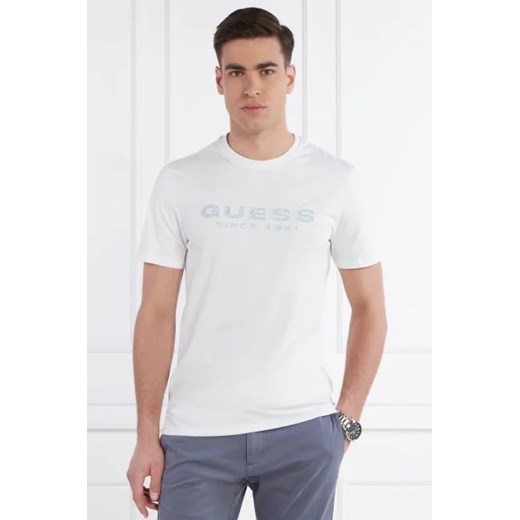GUESS T-shirt | Slim Fit | stretch Guess L promocja Gomez Fashion Store